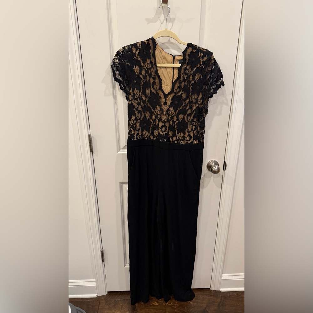 Elegant Black Lace Jumpsuit